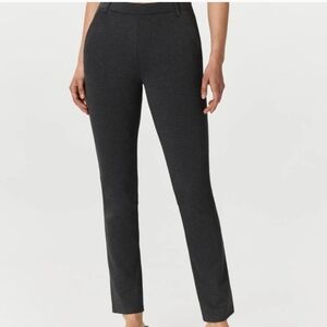 Quince Gray Ultra Stretch Ponte Straight Leg Pants Medium X-Petite NWT